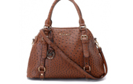MICHAEL KORS EMBOSSED LARGE RED HOBO